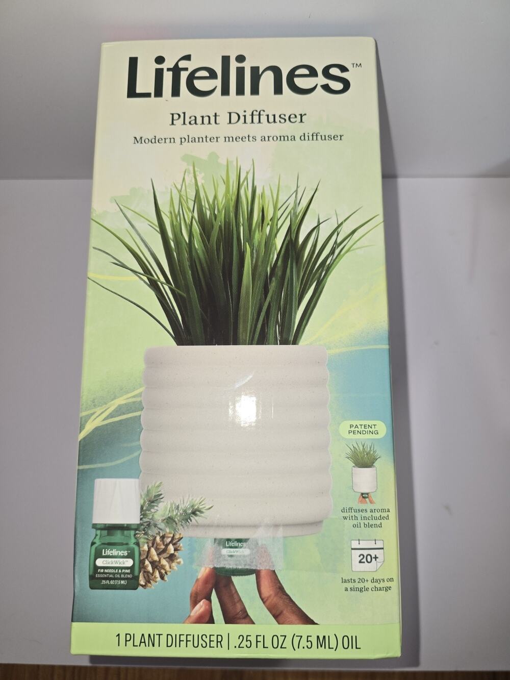 Lifelines Plant Diffuser Grass - White NEW